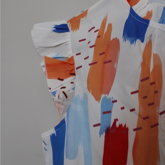 Multicolored Women’s Blouse - Picture 3 of 4